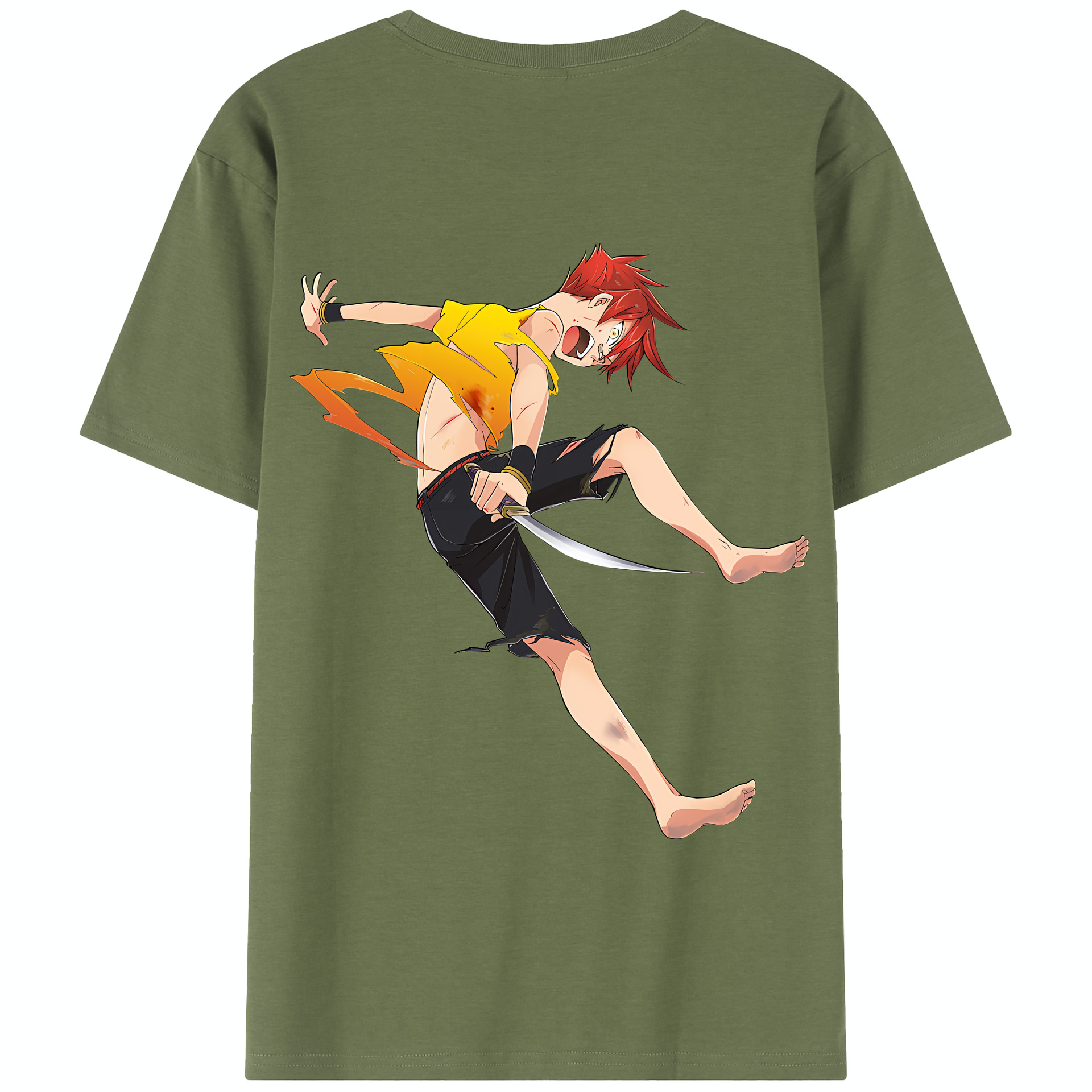 （画像用） 刀剣乱舞 Touken Ranbu 綿100％半袖Tシャツ（背面プリント）